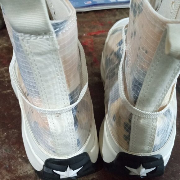 Converse Run Star Hike Platform unisex M8 W9.5 camo hi-top sneakers 170776C - Picture 6 of 9